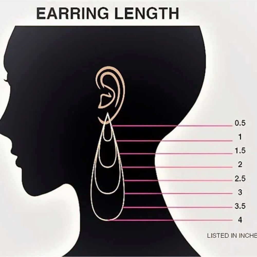 3For$20 Mixit Rose Gold Tone Navy Blue Drop Earrings - Hypoallergenic - Picture 4 of 4